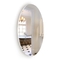Durable Wall Mounted Makeup Mirrors Oval Frameless Bathroom Mirror